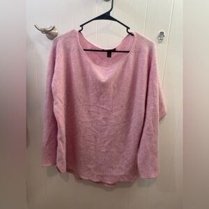 Cashmere charter club luxury pale pink cashmere sweater